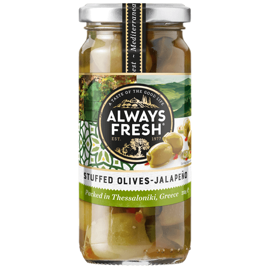 Always Fresh Stuffed Olives Jalapeno 230g