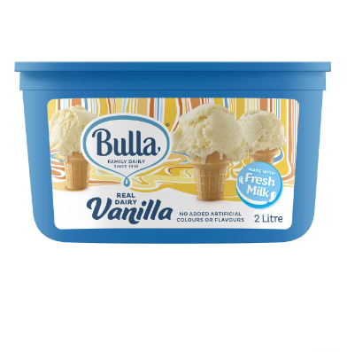 Bulla Vanilla Ice Cream 2L