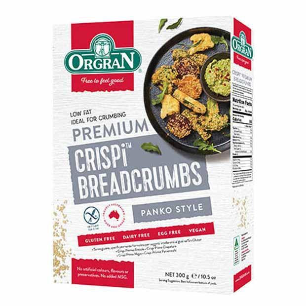 Orgran Crispi Breadcrumbs Panko Style Gluten Free 300g