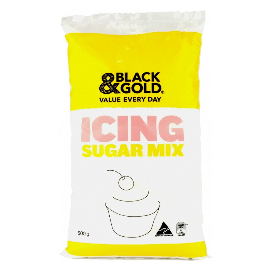 Black & Gold Icing Mixture 1kg