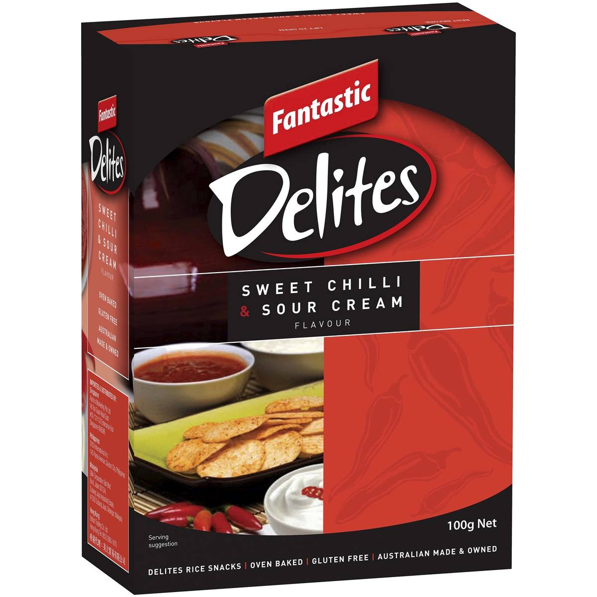 Fantastic Delites Sweet Chilli and Sour Cream 100g