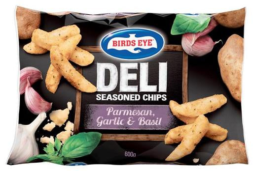 Birds Eye Deli Parmesan Garlic & Basil Chips 600g