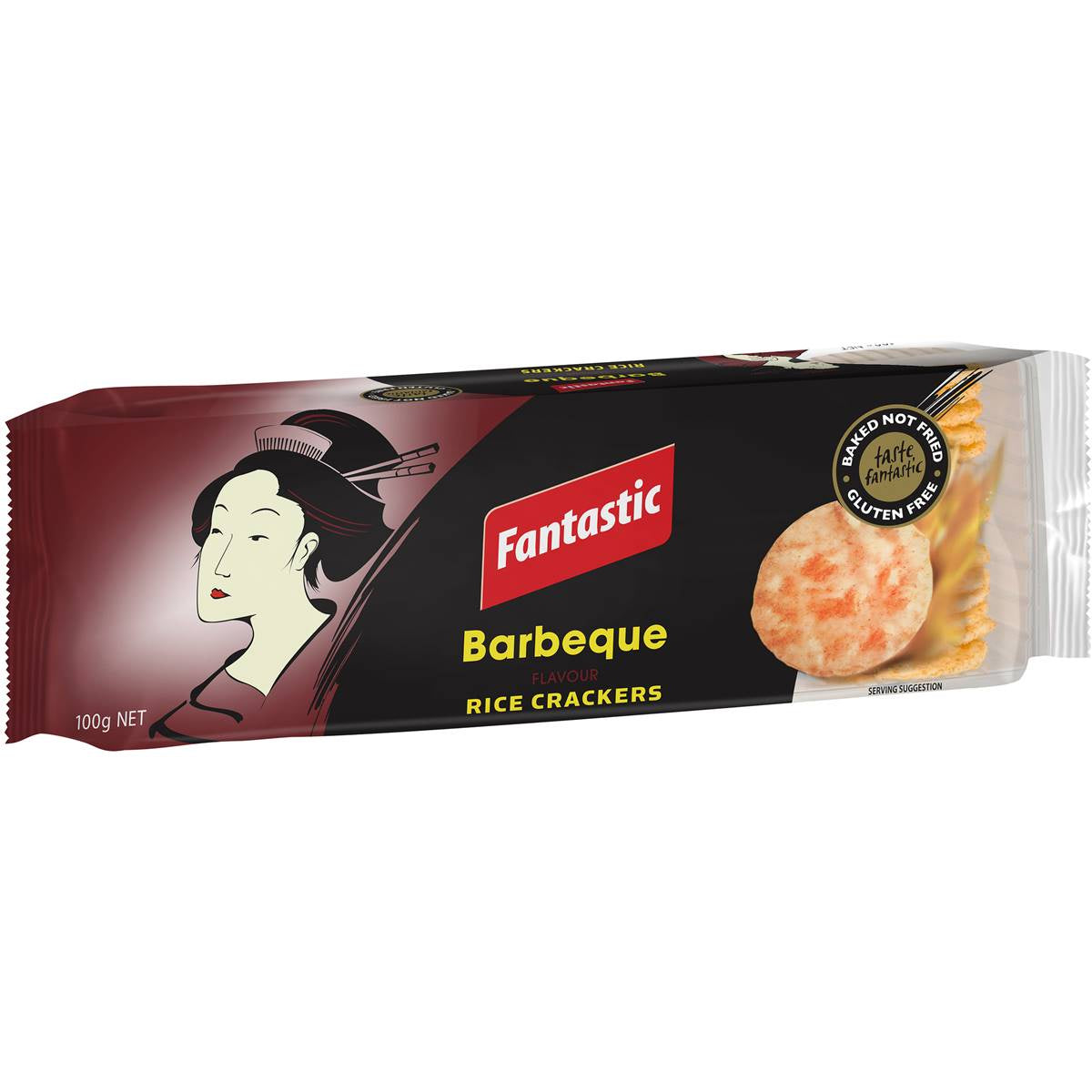 Fantastic Rice Crackers Barbeque 100g