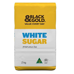 Black & Gold White Sugar 2kg