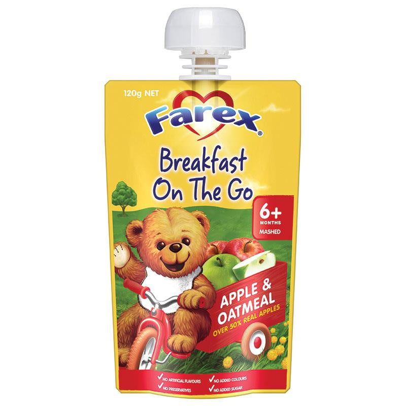 Farex Breakfast on the go Apple & Oatmeal 120g