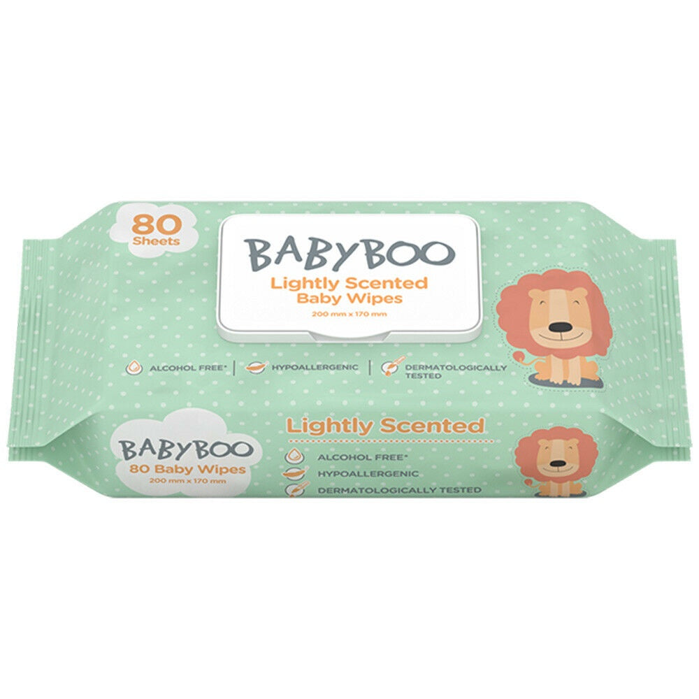 Baby Boo Lightly Scented Wipes 80pk