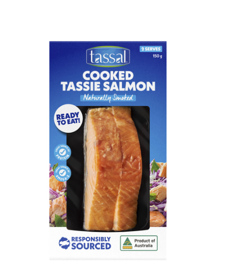 Tassal Hot Smoked Salmon Natural 150g