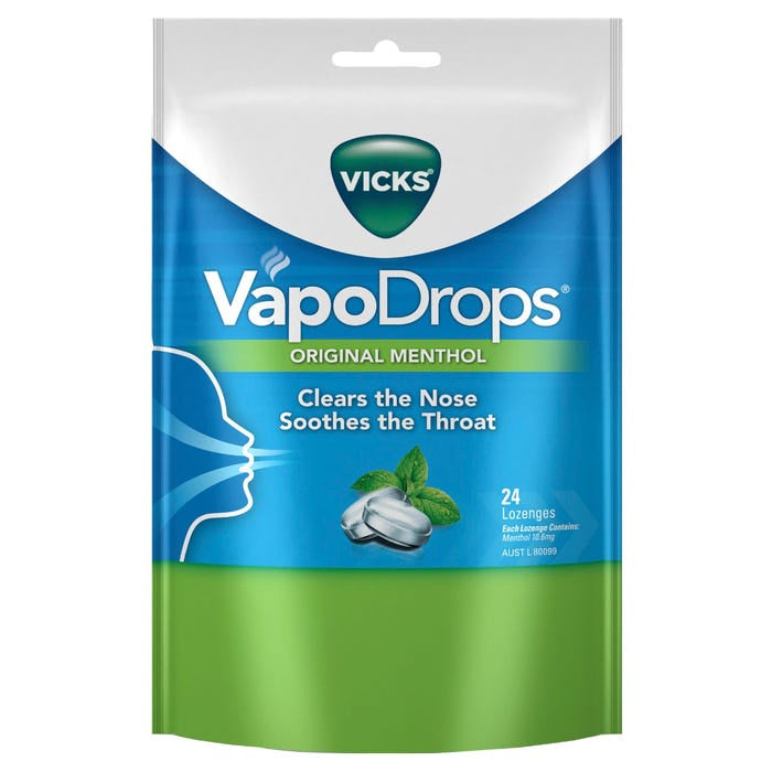 Vicks VapoDrops Original Menthol 24pk