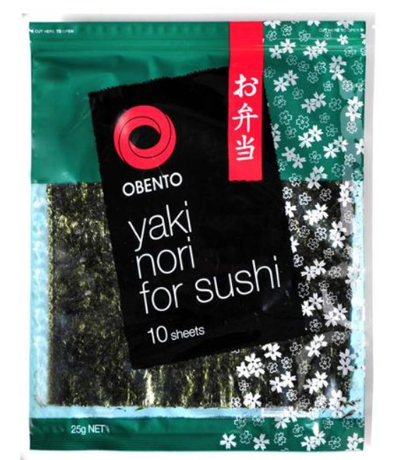 Obento Yaki Nori Sushi Sheets 10pk 25g